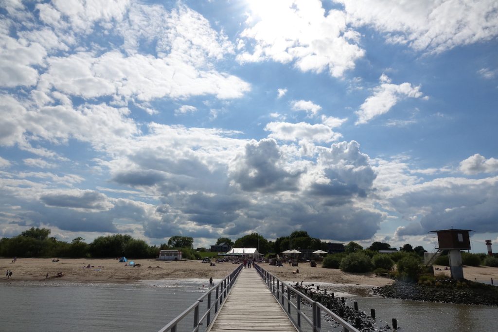 Steg am Strand in Drochtersen-Assel